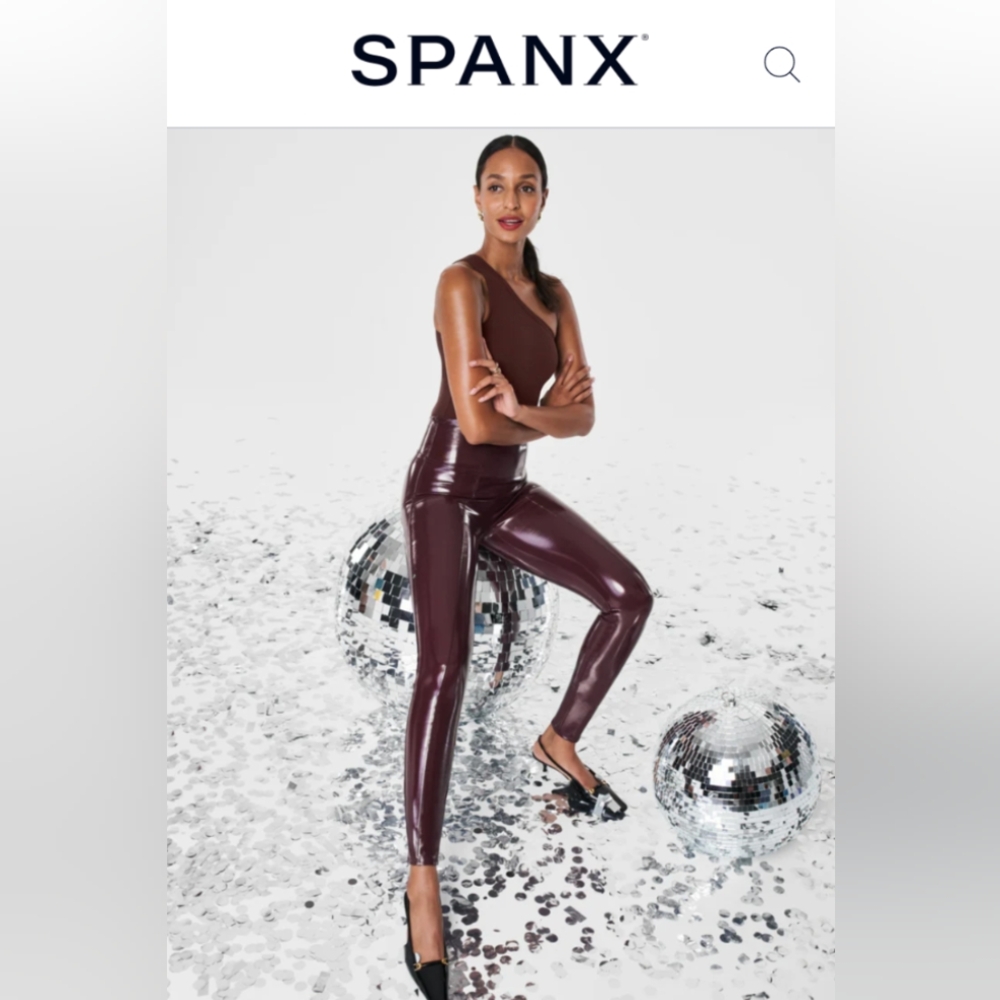 Spanx NWT size M Tall ruby leggings